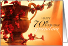 Happy 70th Birthday Grandma card