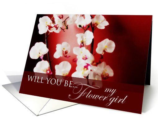 Will you be my Flower Girl? card (578978)