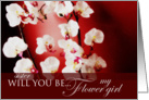 Will you be my Flower Girl Sister? card
