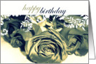 Happy Birthday, Roses card