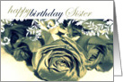 Happy Birthday Sister Roses card