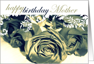Happy Birthday Mother Roses card