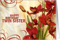 Happy Birthday Twin Sister card