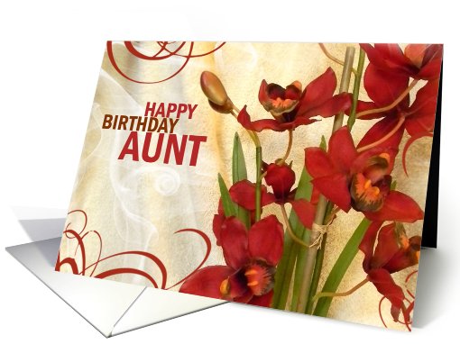 Happy Birthday Aunt card (622263)