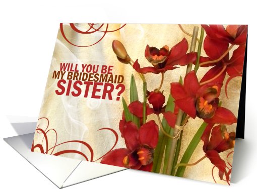 Will You Be MY Bridesmaid Sister? card (622273)