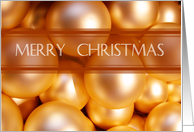 Merry Christmas Gold card