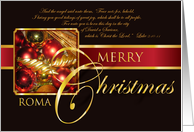 Merry Christmas Roma