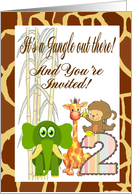Jungle Theme card