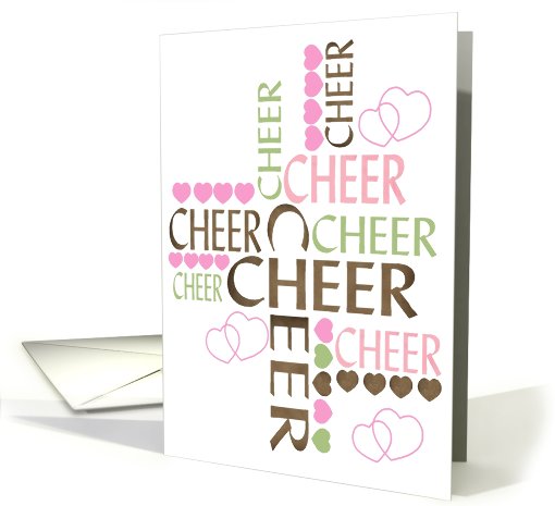 Cheer Cross card (585179)