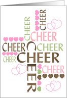 Cheer Cross card