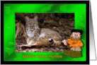 Halloween Bobcat card