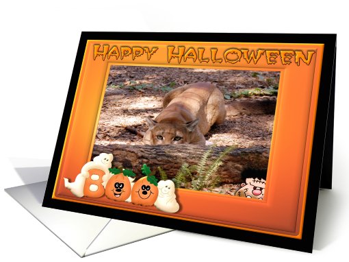 Halloween Cougar card (481486)