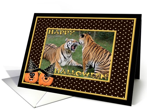 Halloween Tigers card (482211)