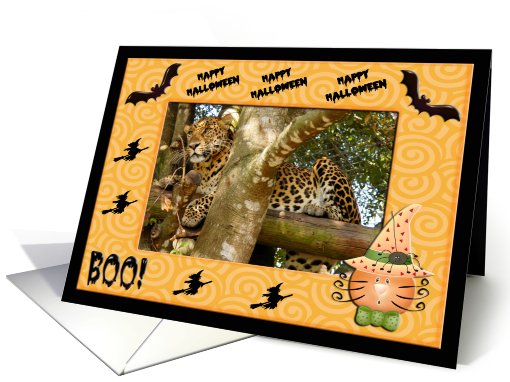 Halloween Leopard card (482244)