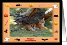 Halloween Tiger card