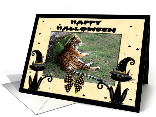 Halloween Tiger card (482265)