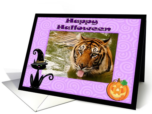 Halloween Tiger card (482271)