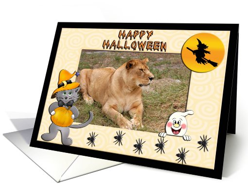 Halloween Barbary Lion card (482363)