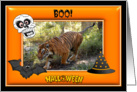 Halloween Bengal Tiger card