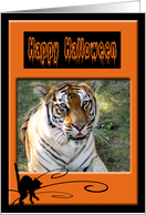 Tiger Halloween Card