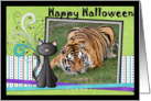 Tiger Halloween Card