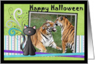 Tiger Halloween Card