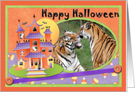 Tiger Halloween Card