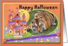 Tiger Halloween Card