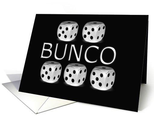 Bunco Dice card (682932)