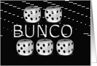 Bunco Dice card