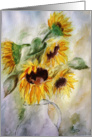 sunflowers card