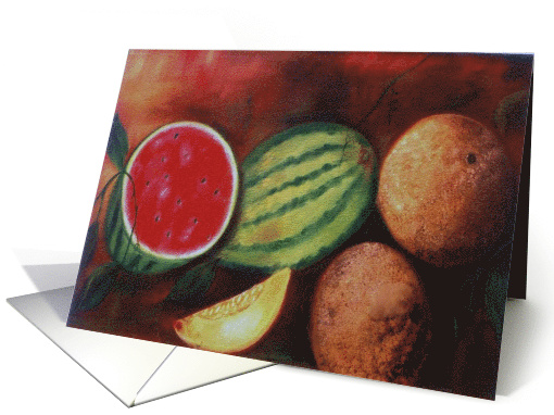 Colorful Melons card (631627)