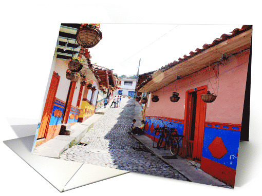 Colorful Street card (631637)