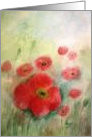 Red Poppies card