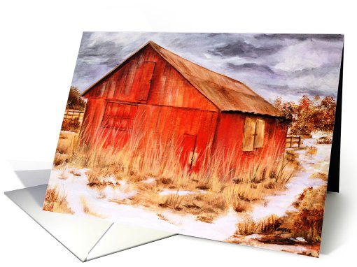 Red Barn card (662276)