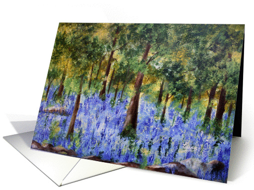 Blue in the Forest, Mother's Day card (926077)