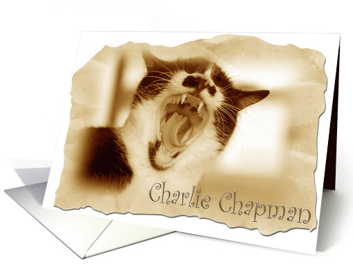 Charlie Chapman/Frontier/Blank card (482928)