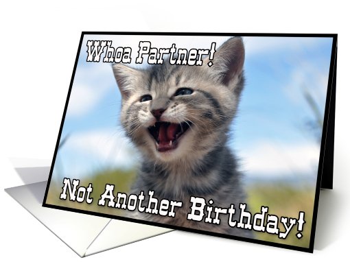 Happy Birthday Partner! card (646448)