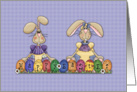 Happy Easter Bunnies card
