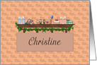 Birthday Christine card