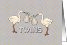 New Baby, Twin Boys card