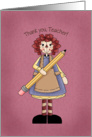 Thank you, Teacher! card