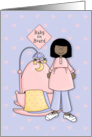 Baby (girl) on Board card