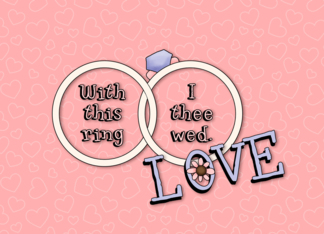 Save The Date, With this Ring I thee wed