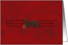 Christmas Blessing card