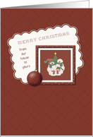 Snowfamily Christmas card