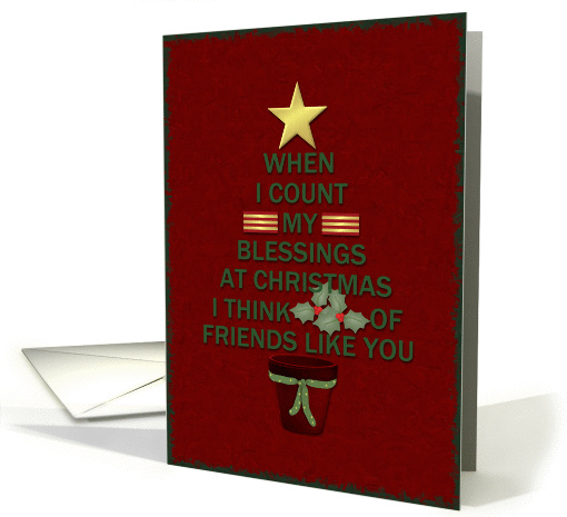 Christmas Blessings card (468718)