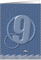 Happy 9th! card