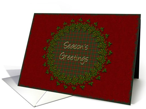 Season's Greetings card (470274)