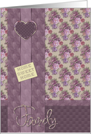 A Note to a Family Member card
